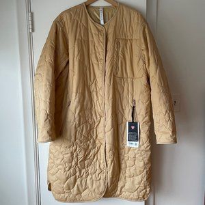 Insulated Quilted Long Bomber NWT